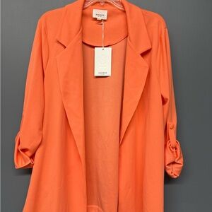 ANDREE BY UNIT Women's Bright Orange Blazer